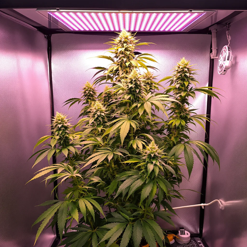 3 Kings 13% Indica / 87% Sativa — Blüte mit sichtbaren Trichomen