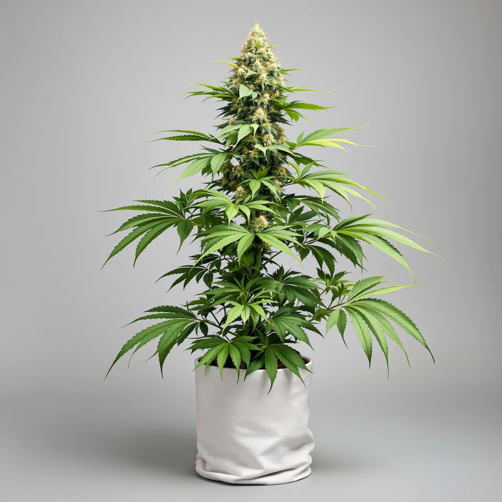 8 Ball Kush Cannabisblüte Nahaufnahme mit dichte violett getönte Kelche