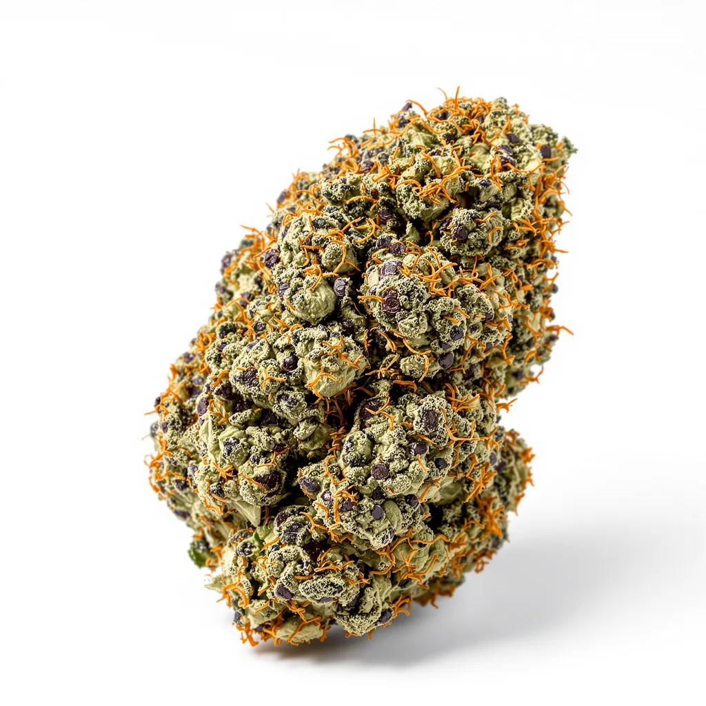 Ace of Spades 66% Indica / 34% Sativa — Blüte mit sichtbaren Trichomen