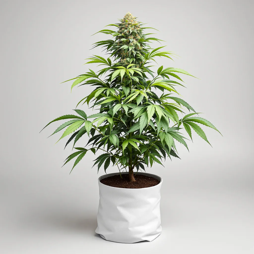 Afgooey Cannabisblüte Nahaufnahme mit dichte violett getönte Kelche