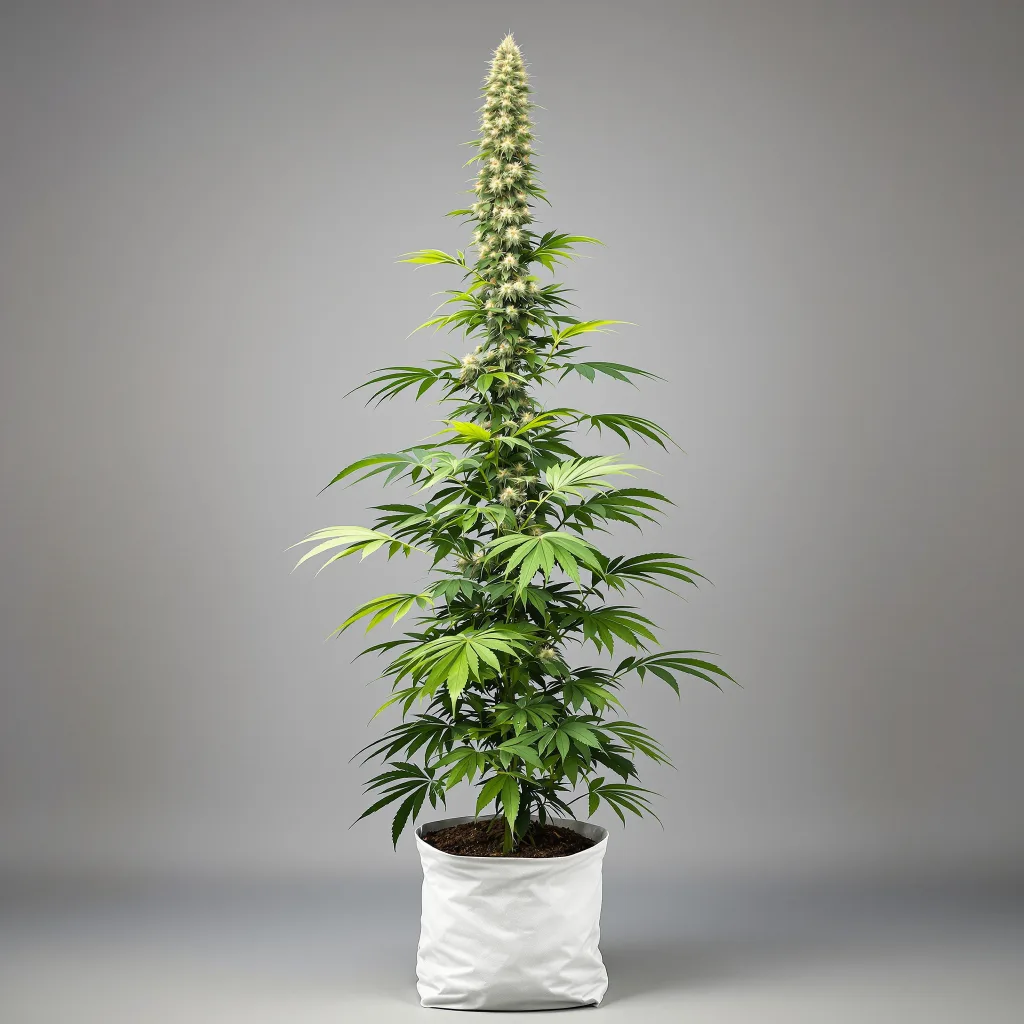 AK Cannabisblüte Nahaufnahme mit luftige limonengrüne Struktur