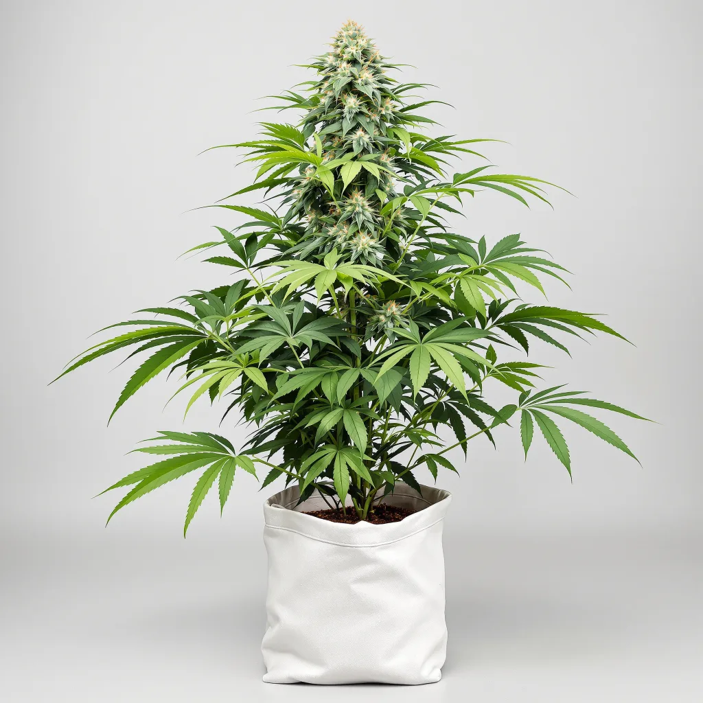 Alien Bubba Cannabisblüte Nahaufnahme mit dichte violett getönte Kelche