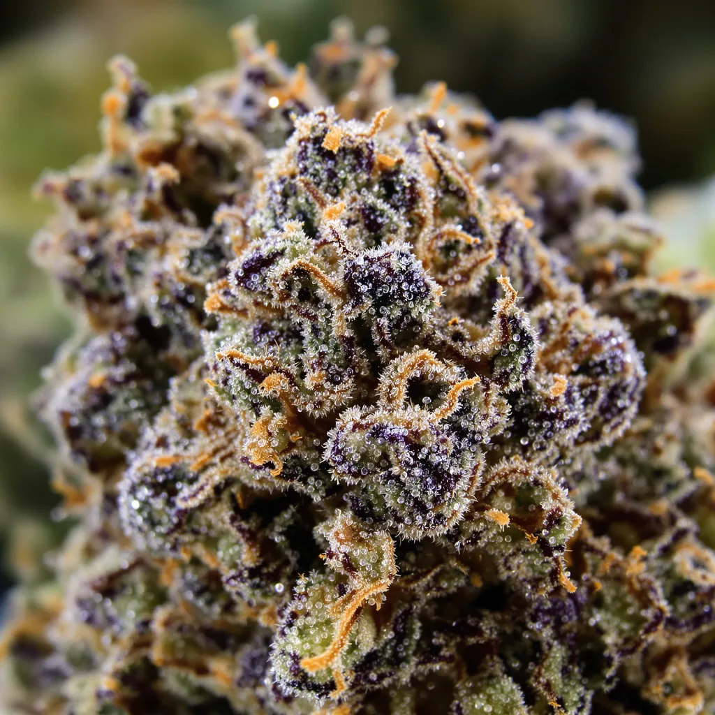 Alien Bubba Cannabispflanze in der Blütephase — 60-100 cm automatisch blühend