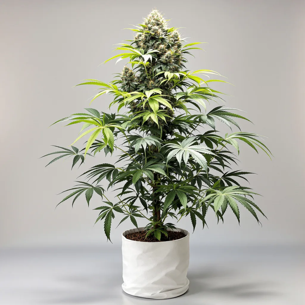 Alien Rift Cannabisblüte Nahaufnahme mit dichte violett getönte Kelche