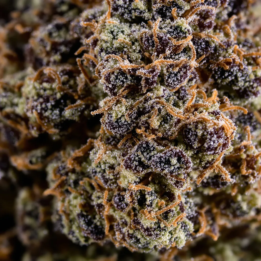 Alien Rift Cannabispflanze in der Blütephase — 60-100 cm automatisch blühend