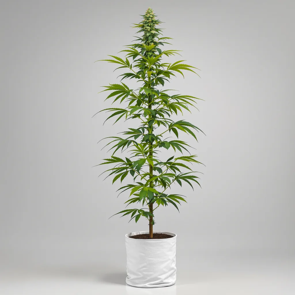 Allen Wrench Cannabisblüte Nahaufnahme mit luftige limonengrüne Struktur