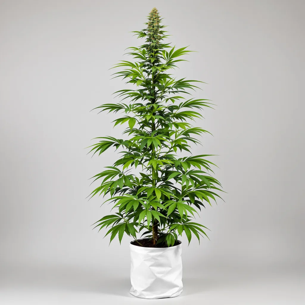 Amnesia Haze Cannabisblüte Nahaufnahme mit luftige limonengrüne Struktur
