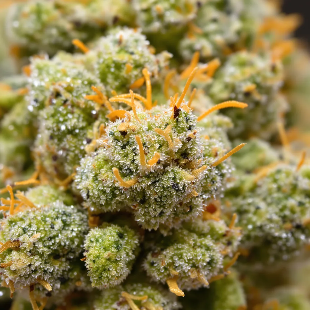 Amnesia Haze Cannabispflanze in der Blütephase — 60-100 cm automatisch blühend