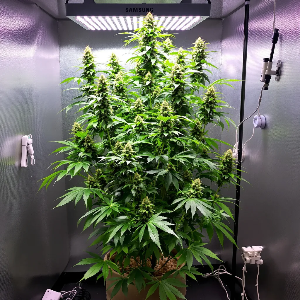 Apple Runtz 21% Indica / 79% Sativa — Blüte mit sichtbaren Trichomen