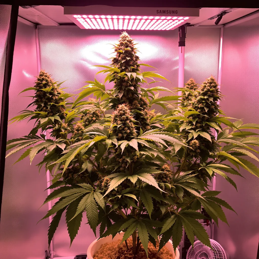 Apple Tarts 85% Indica / 15% Sativa — Blüte mit sichtbaren Trichomen
