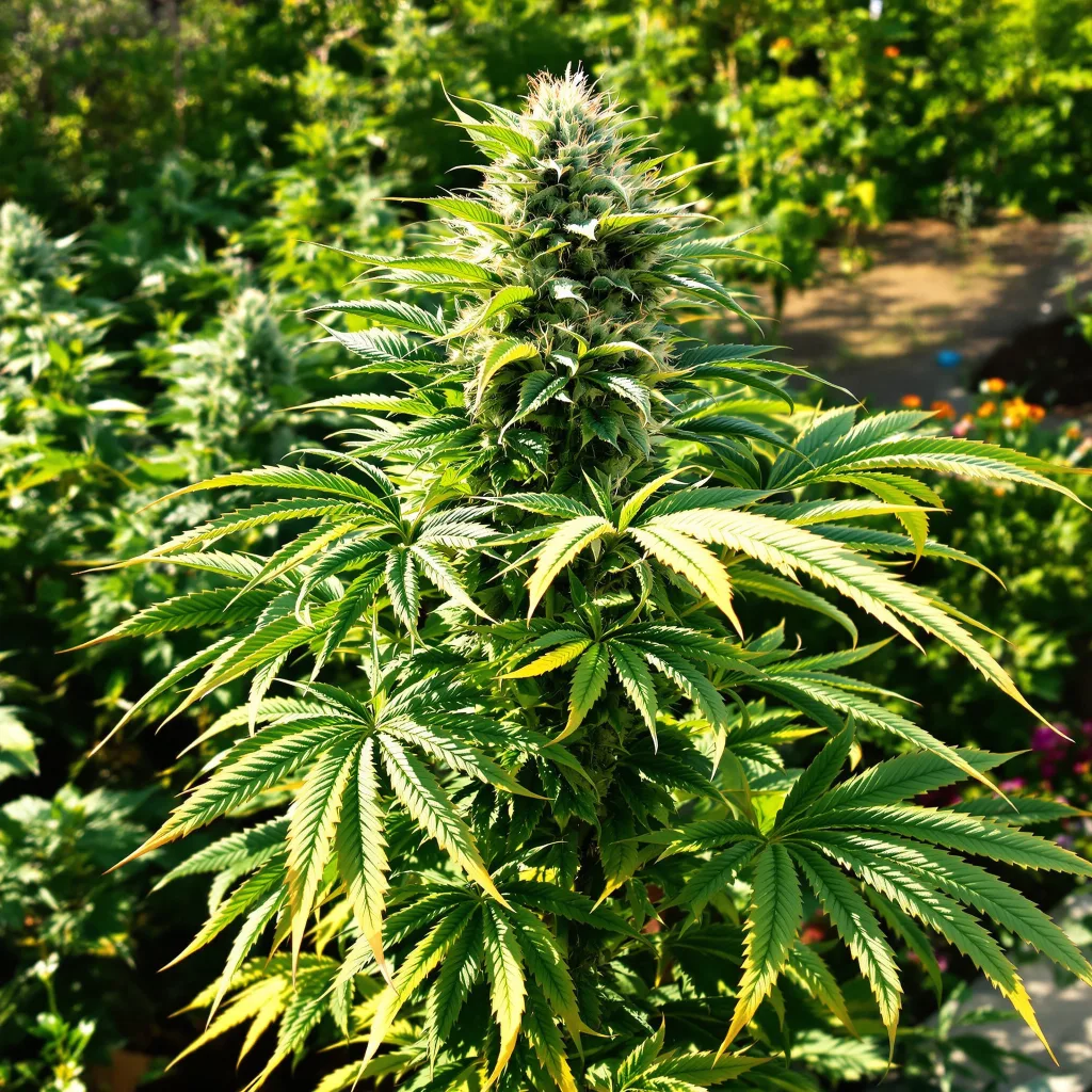 Apple Tarts 85% Indica / 15% Sativa — Blüte mit sichtbaren Trichomen