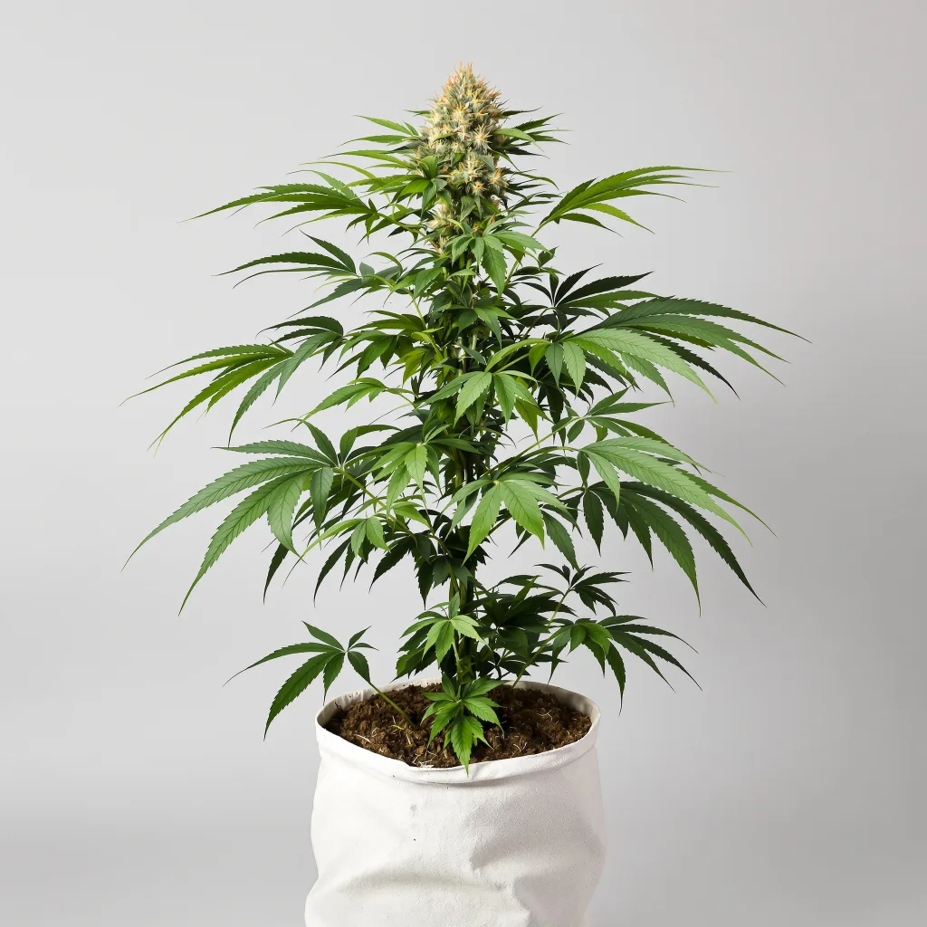 Appleberry Cannabisblüte Nahaufnahme mit dichte violett getönte Kelche
