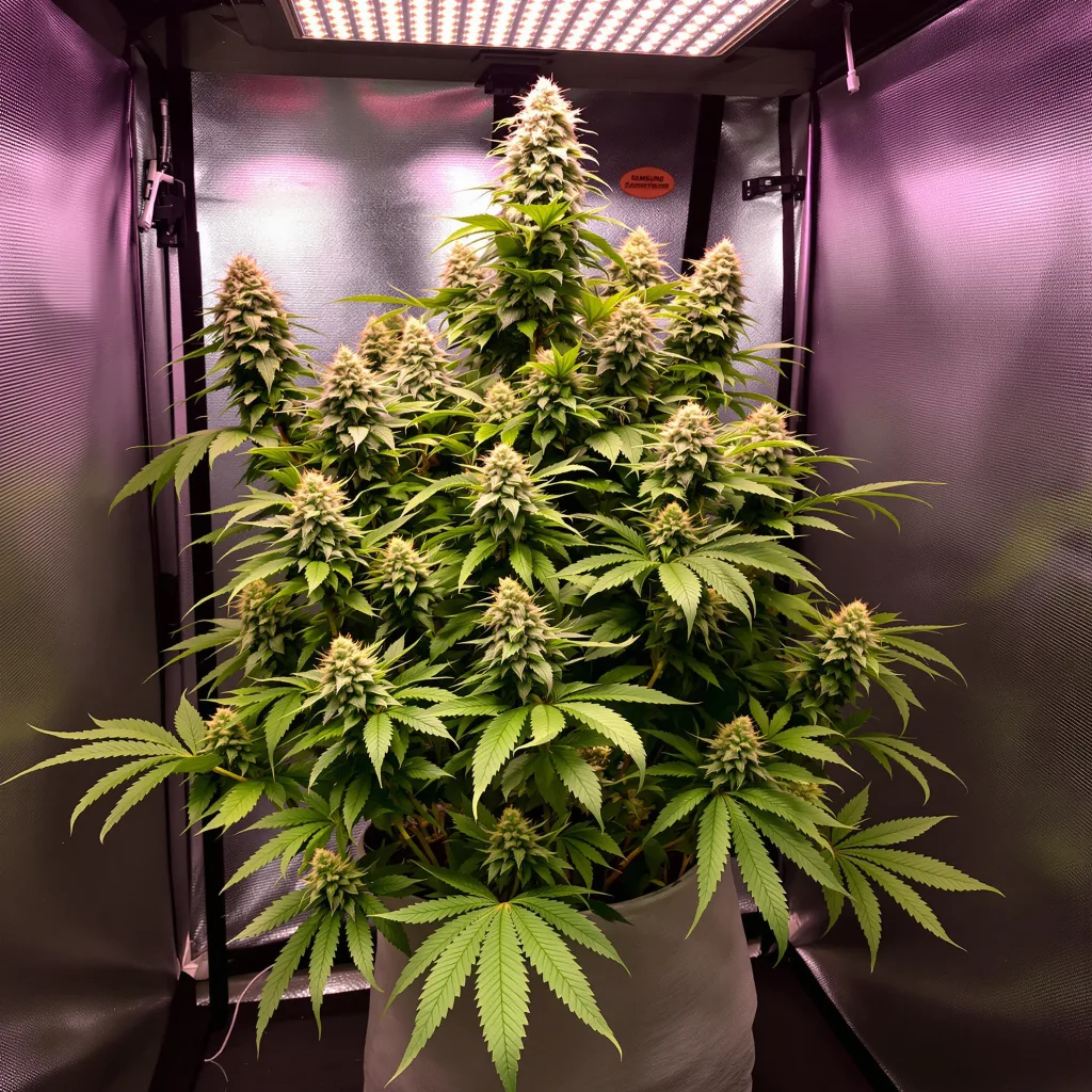 Avidekel CBD 80% Indica / 20% Sativa — Blüte mit sichtbaren Trichomen