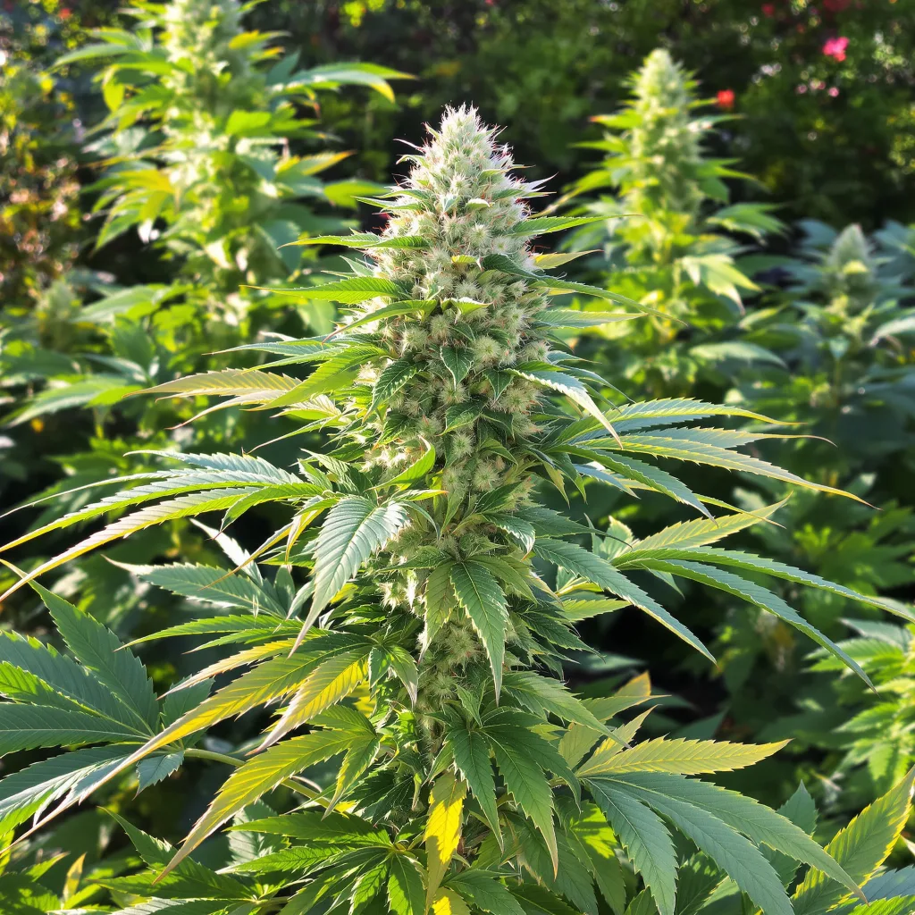 Avidekel CBD 80% Indica / 20% Sativa — Blüte mit sichtbaren Trichomen