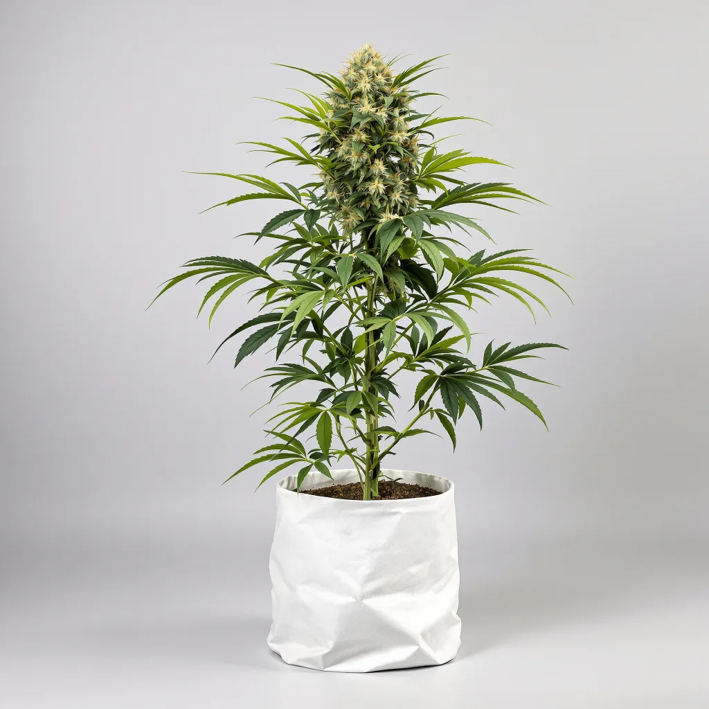 Baked Apple Cannabisblüte Nahaufnahme mit dichte violett getönte Kelche