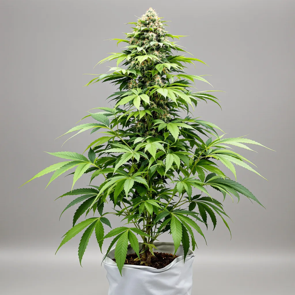 Banana Diesel Cannabisblüte Nahaufnahme mit dichte violett getönte Kelche