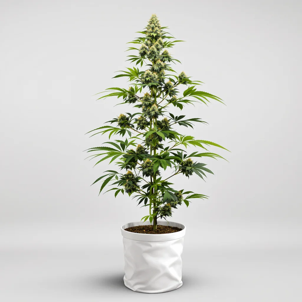 Big Buddha Cheese Cannabisblüte Nahaufnahme mit dichte waldgrüne Nugs