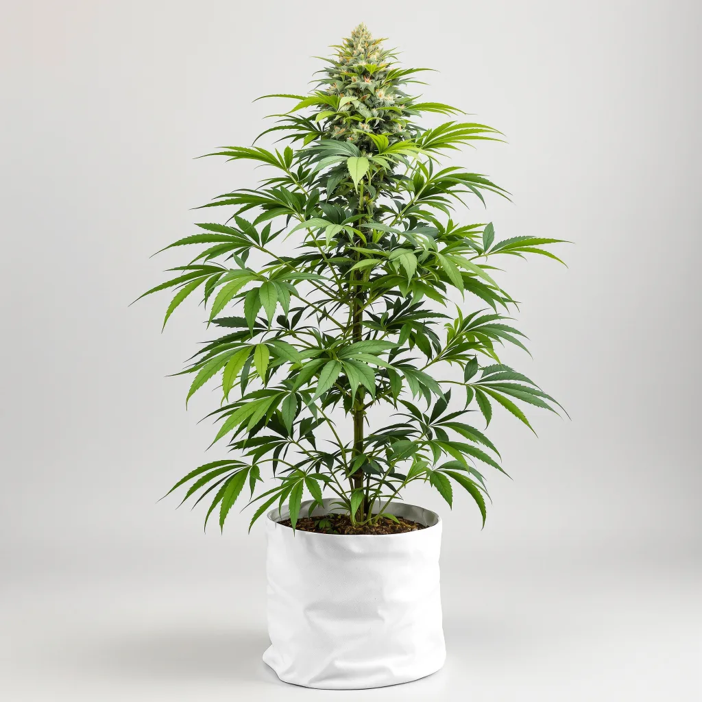Blackwater Cannabisblüte Nahaufnahme mit dichte violett getönte Kelche
