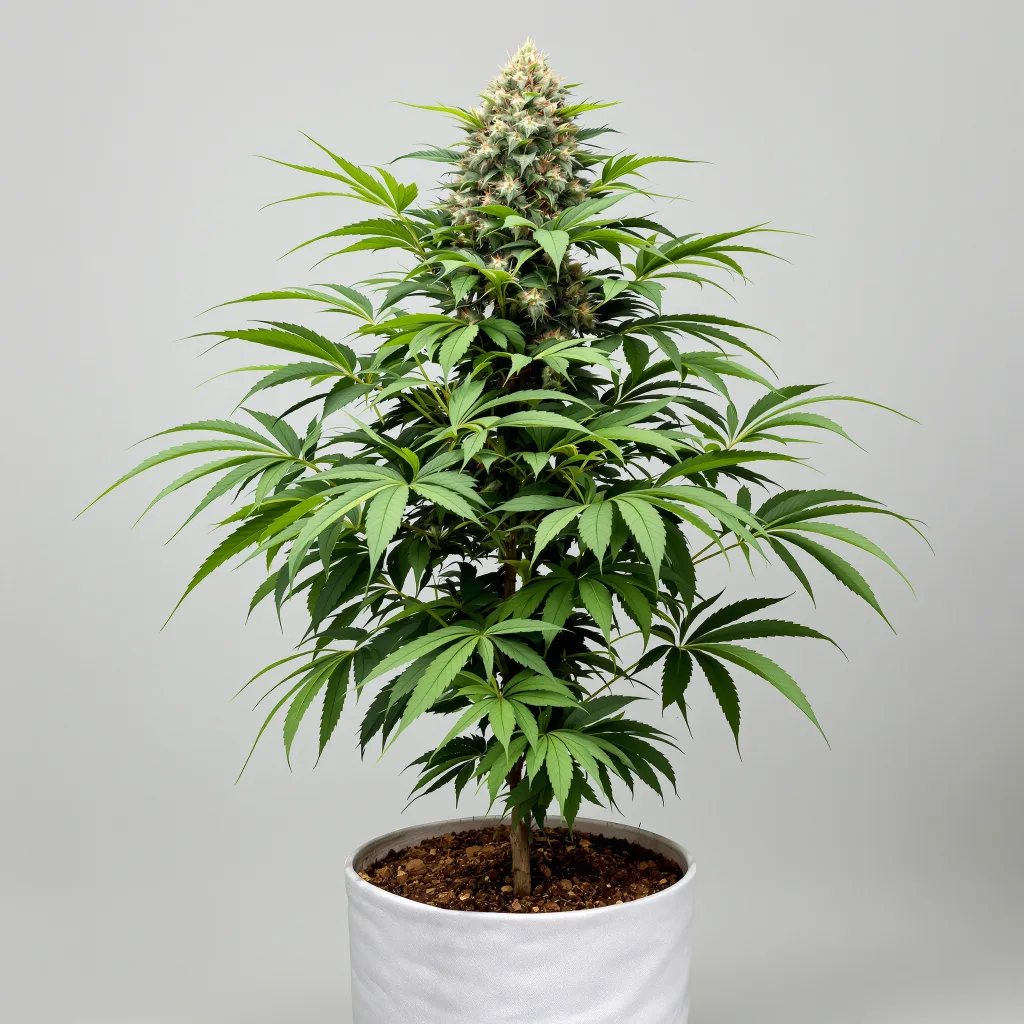 Bloos Kloos Cannabisblüte Nahaufnahme mit dichte violett getönte Kelche