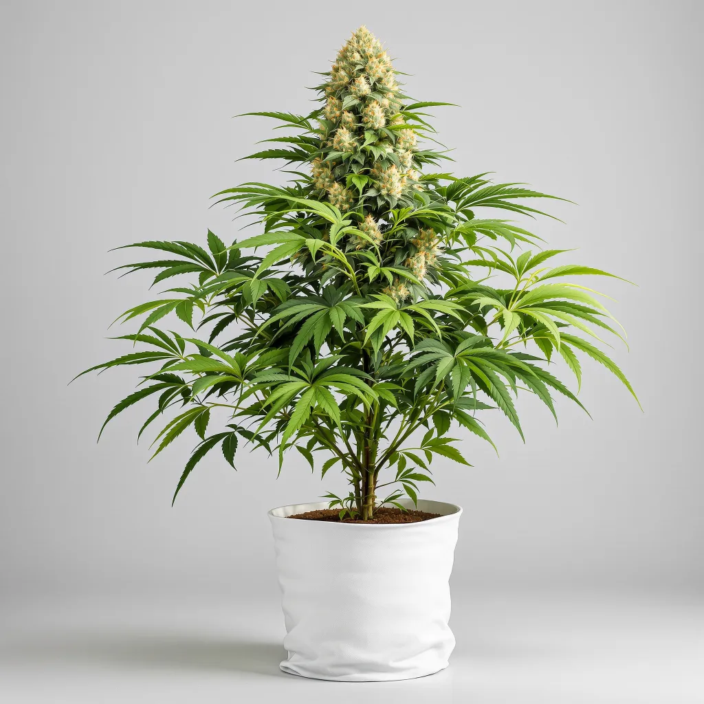 Blue Biscotti Cannabisblüte Nahaufnahme mit dichte violett getönte Kelche