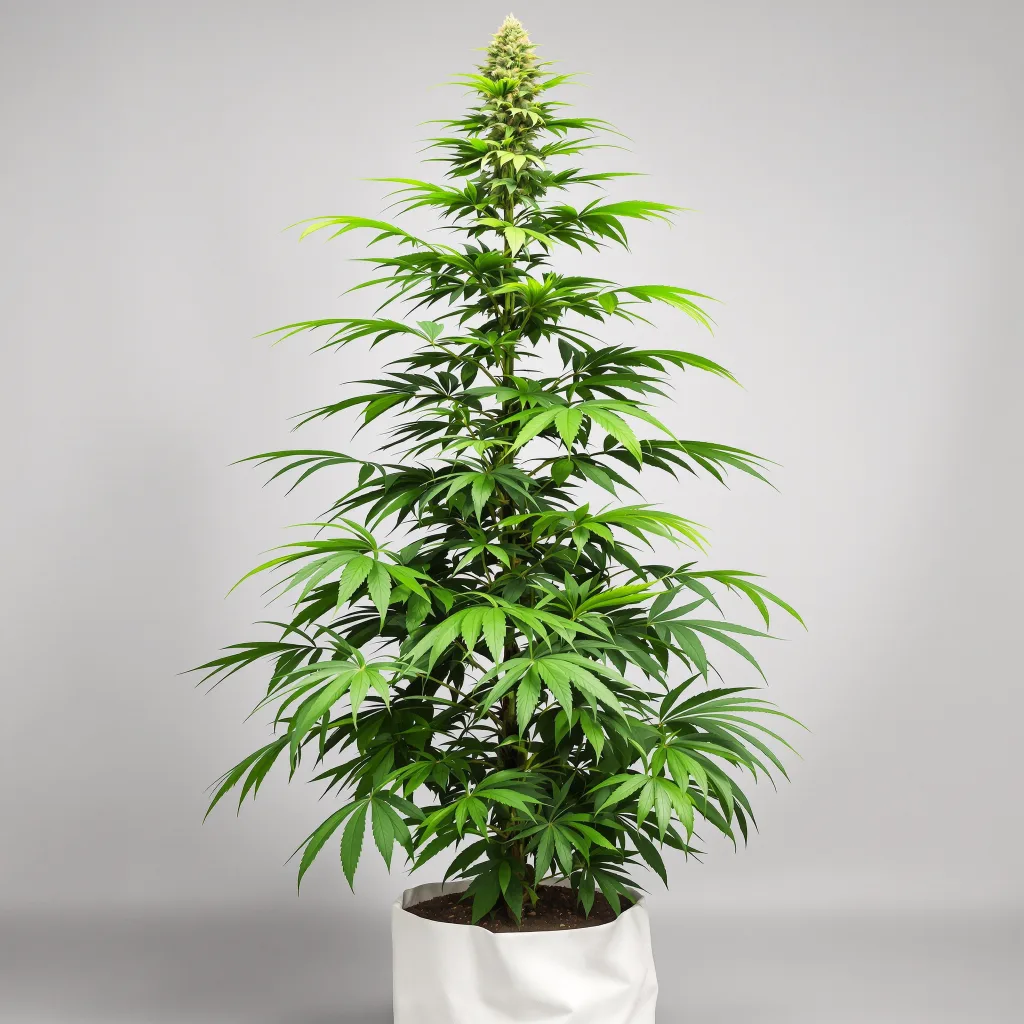Blue Cinex Cannabisblüte Nahaufnahme mit luftige limonengrüne Struktur