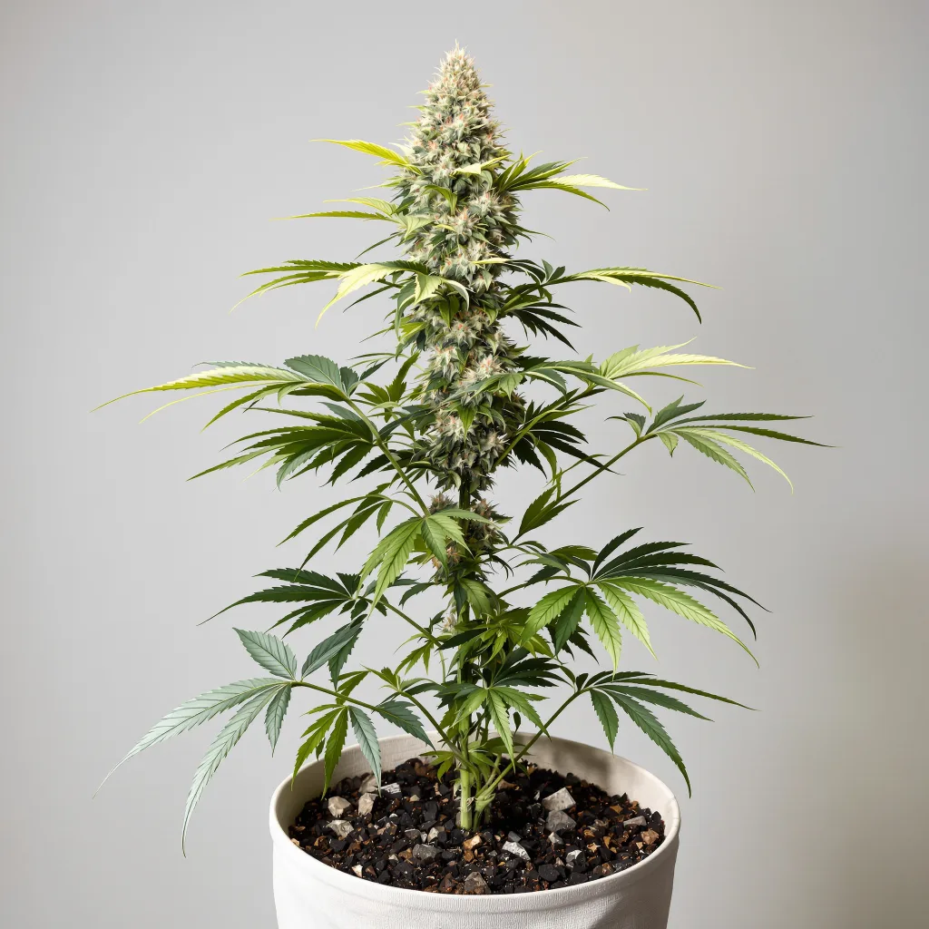 Blue Cookies Cannabisblüte Nahaufnahme mit dichte waldgrüne Nugs