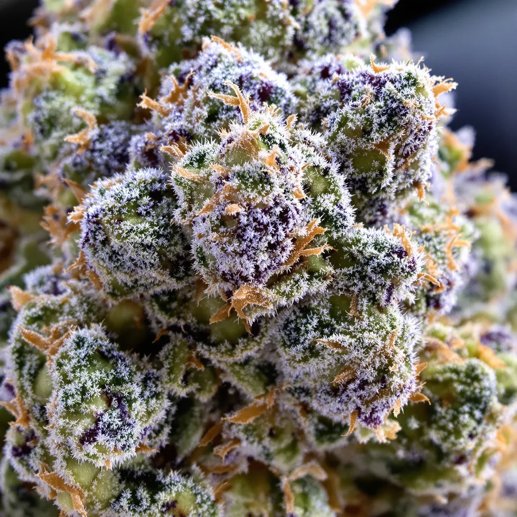 Blue Cookies Cannabispflanze in der Blütephase — 60-100 cm automatisch blühend