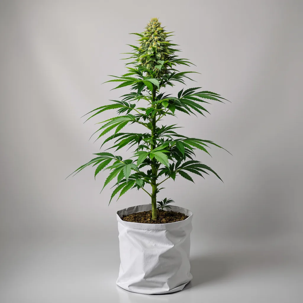 Blue Fruit Cannabisblüte Nahaufnahme mit dichte violett getönte Kelche