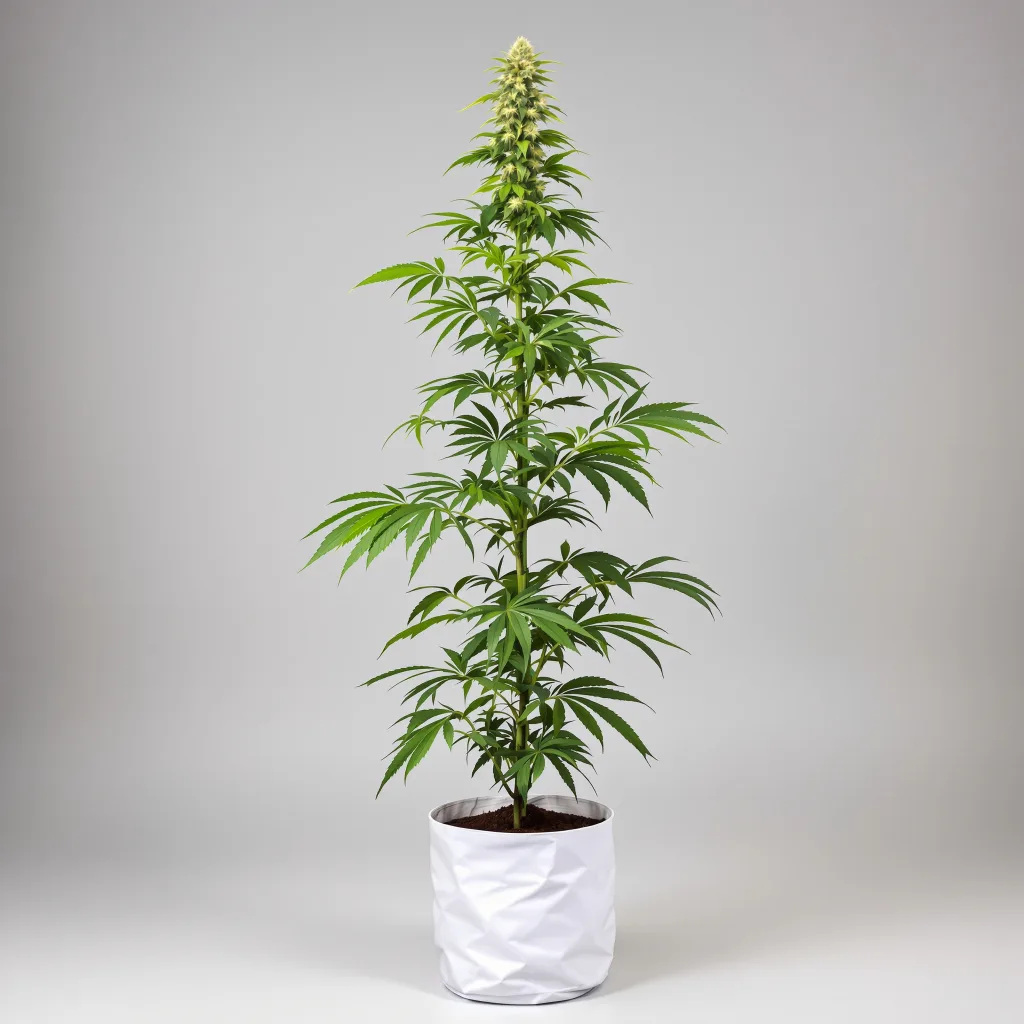 Blue Kiss Cannabisblüte Nahaufnahme mit luftige limonengrüne Struktur