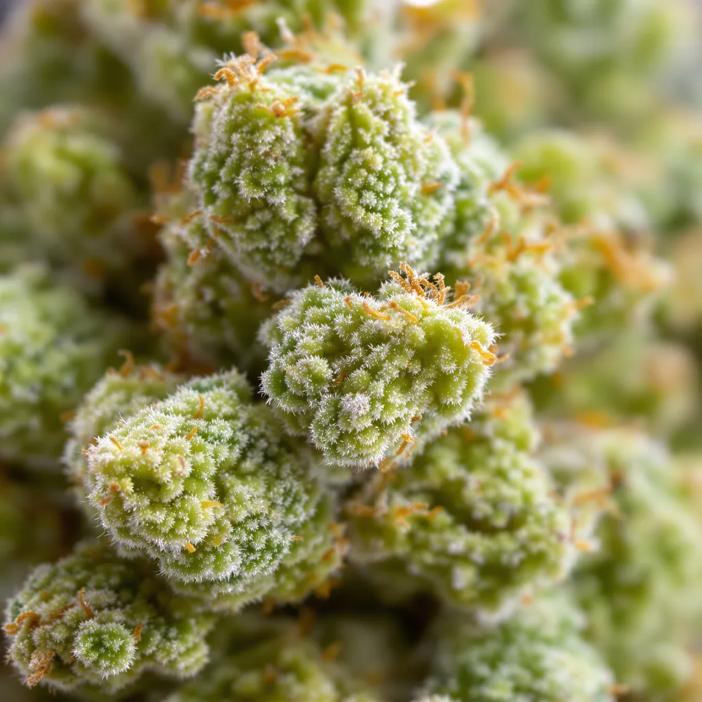 Blue Kiss Cannabispflanze in der Blütephase — 60-100 cm automatisch blühend