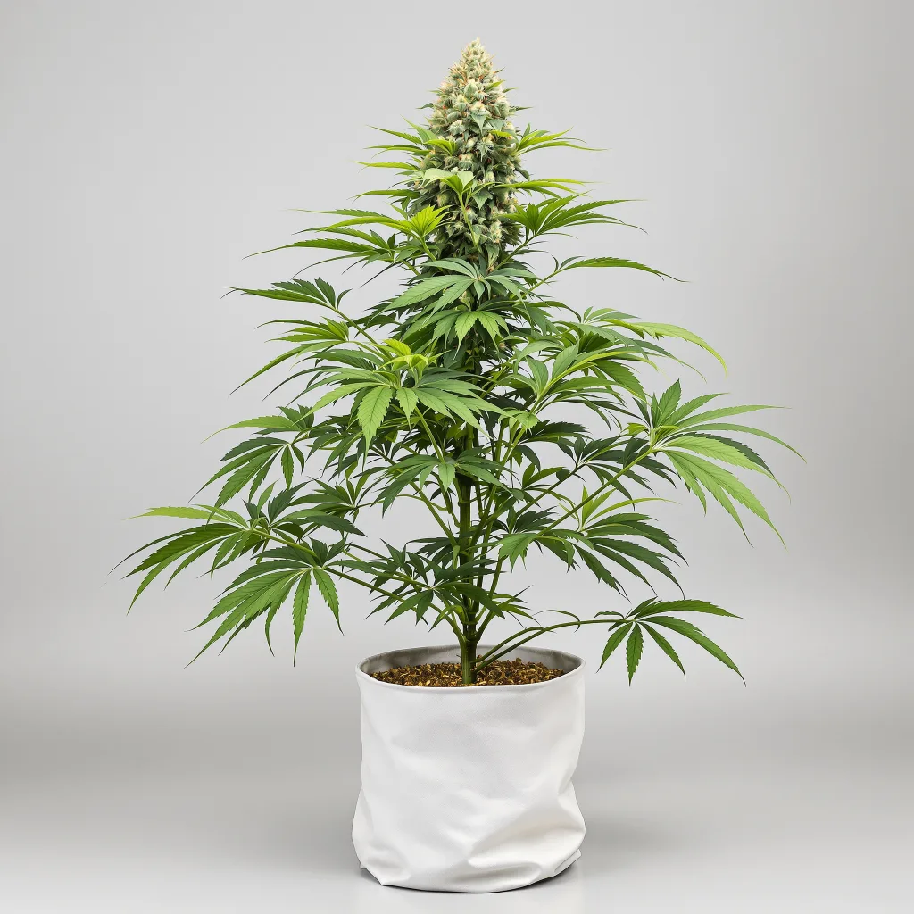 Blue Knight Cannabisblüte Nahaufnahme mit dichte violett getönte Kelche