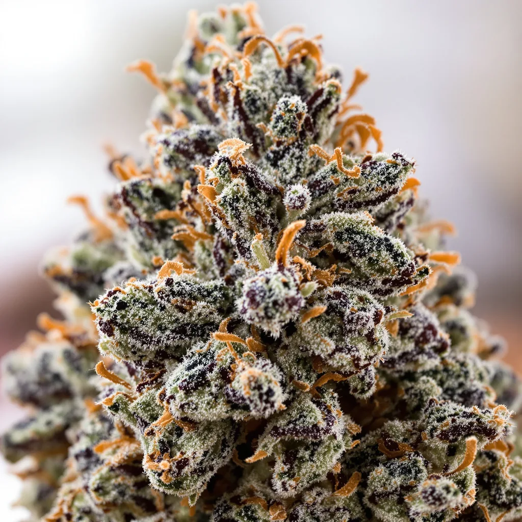 Blue Knight Cannabispflanze in der Blütephase — 60-100 cm automatisch blühend