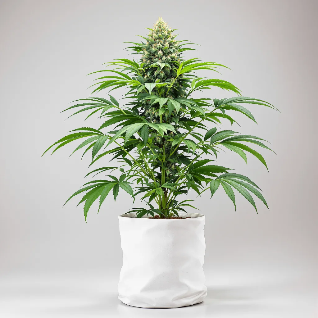 Blue Mystic Cannabisblüte Nahaufnahme mit dichte violett getönte Kelche