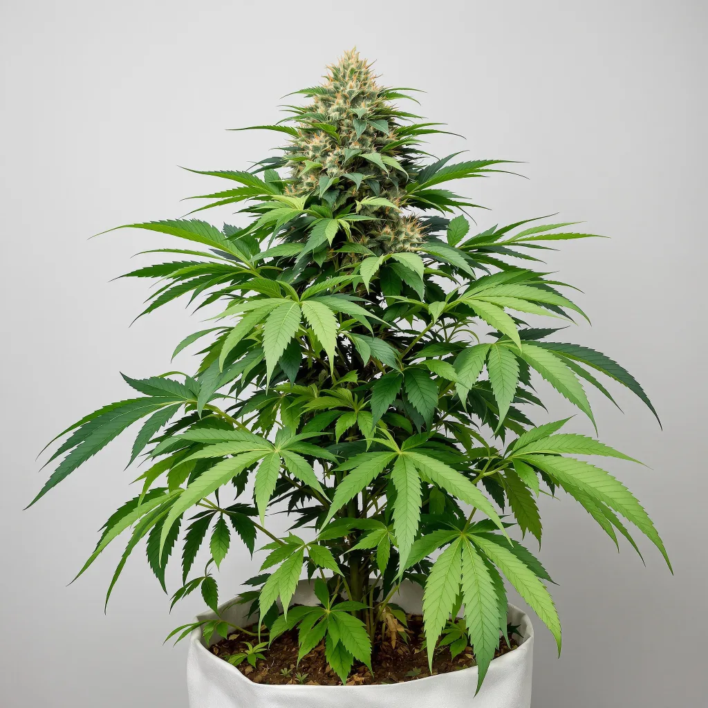 Blue Persuasion Cannabisblüte Nahaufnahme mit dichte violett getönte Kelche