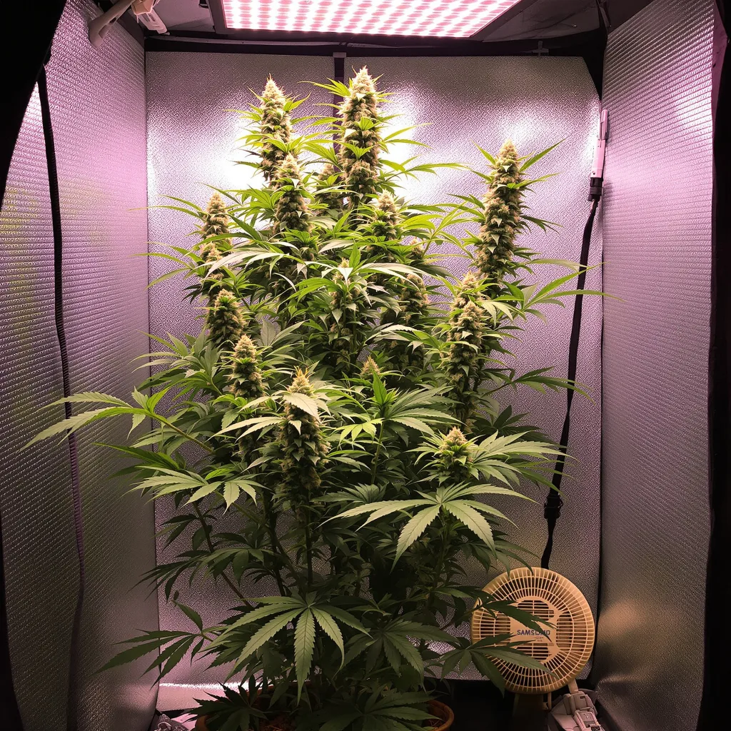 Blue Princess 5% Indica / 95% Sativa — Blüte mit sichtbaren Trichomen