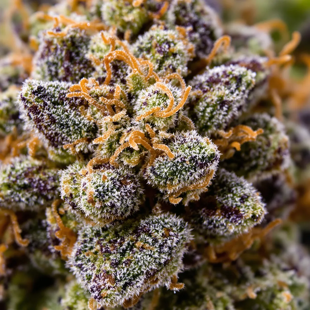 Blueberry Cannabispflanze in der Blütephase — 60-100 cm automatisch blühend