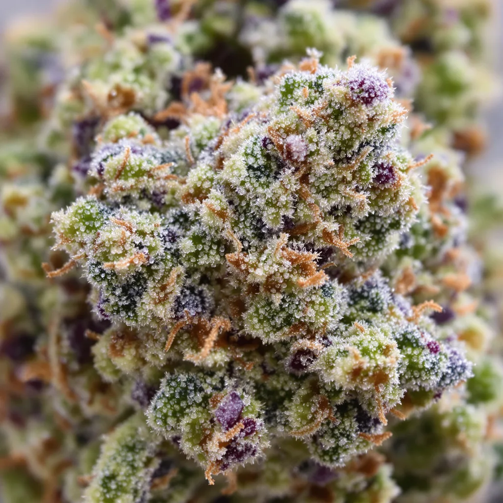 Blueberry Haze Cannabispflanze in der Blütephase — 60-100 cm automatisch blühend