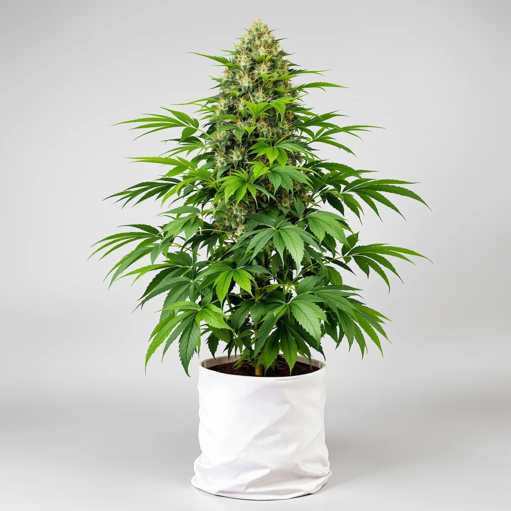 Blueberry Waltz Cannabisblüte Nahaufnahme mit dichte violett getönte Kelche