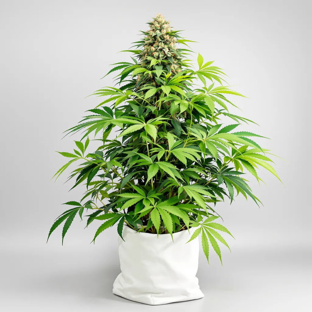 Bubba Gift Cannabisblüte Nahaufnahme mit dichte violett getönte Kelche