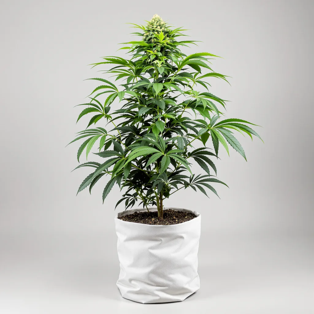 Bubblegum Kush Cannabisblüte Nahaufnahme mit dichte violett getönte Kelche