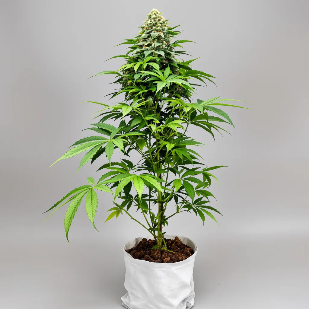 Candy Cane Cannabisblüte Nahaufnahme mit dichte violett getönte Kelche