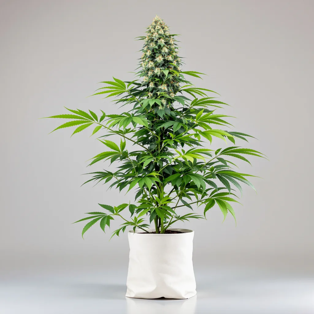 Candy Cream Cannabisblüte Nahaufnahme mit dichte violett getönte Kelche
