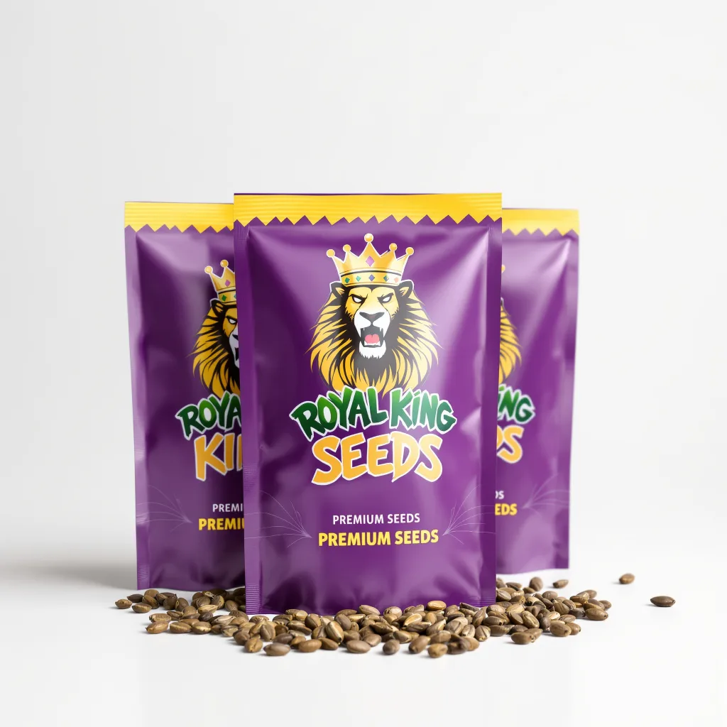 Cannalope Kush 25% Indica / 65% Sativa — Blüte mit sichtbaren Trichomen