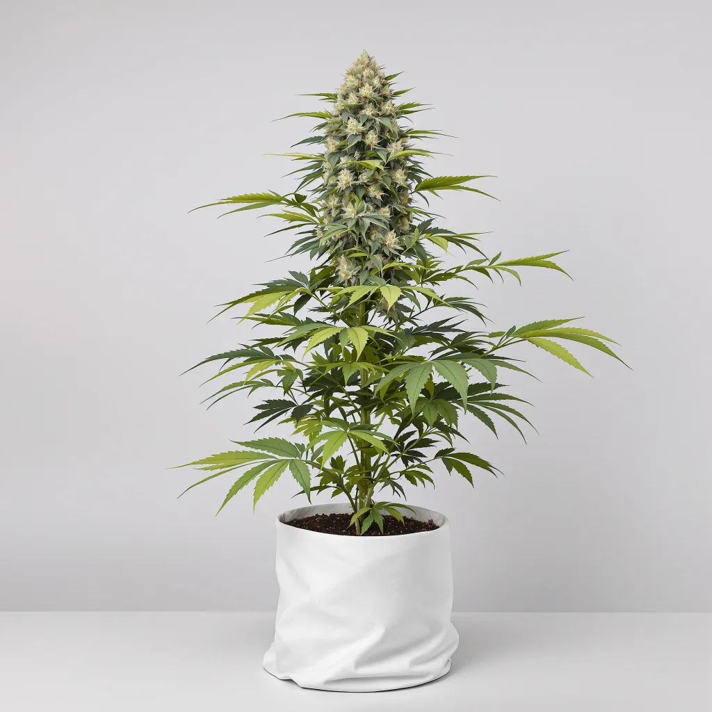 Capers Cannabisblüte Nahaufnahme mit dichte violett getönte Kelche