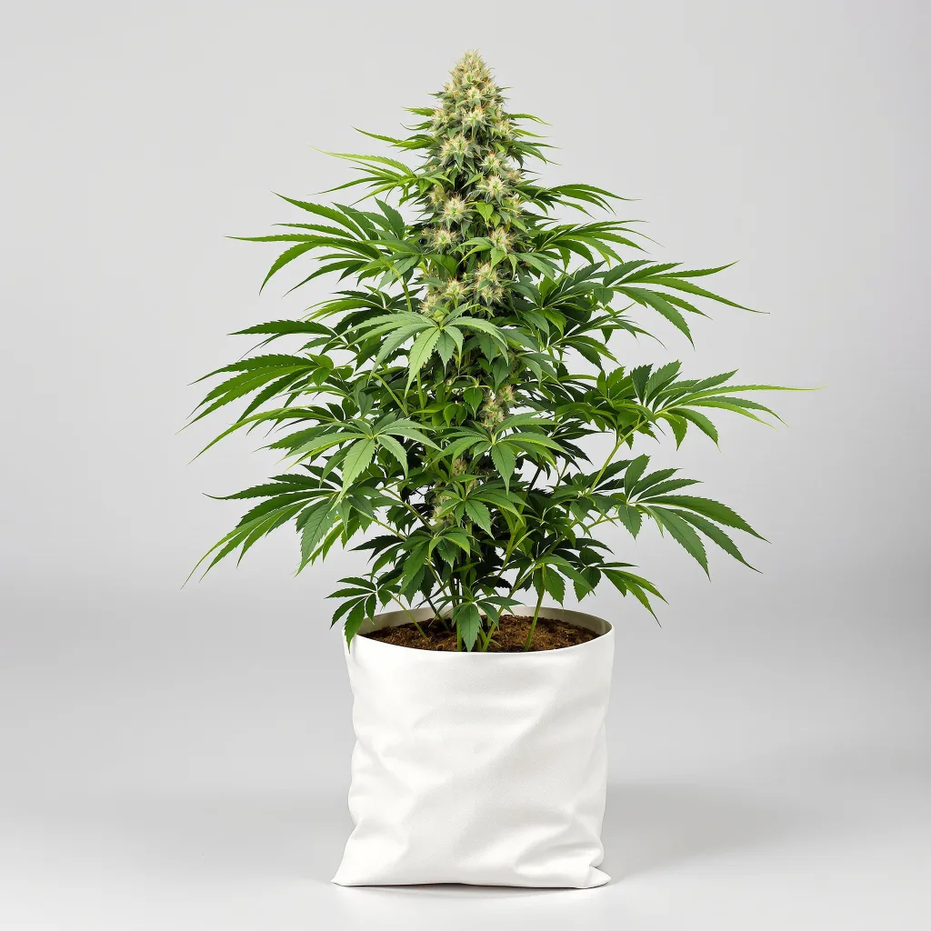 CBD Blueberry Cannabisblüte Nahaufnahme mit helle Blüte mit niedrigem Harzgehalt