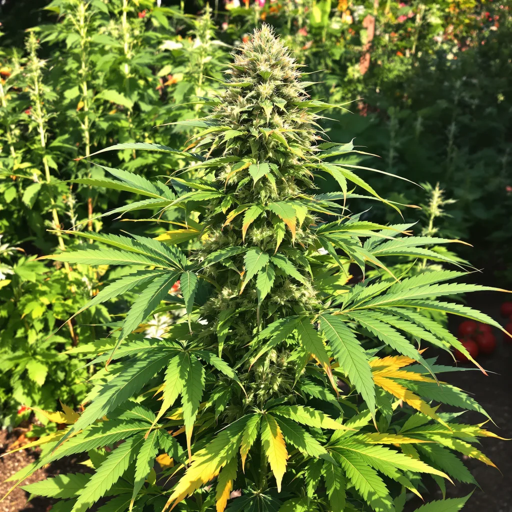 CBD Critical Cure 48% Indica / 52% Sativa — Blüte mit sichtbaren Trichomen