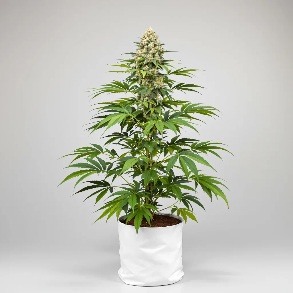 CBD Yummy Cannabisblüte Nahaufnahme mit helle Blüte mit niedrigem Harzgehalt