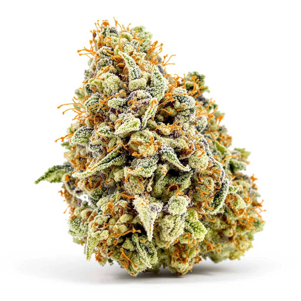 Cereal Milk 40% Indica / 60% Sativa — Blüte mit sichtbaren Trichomen