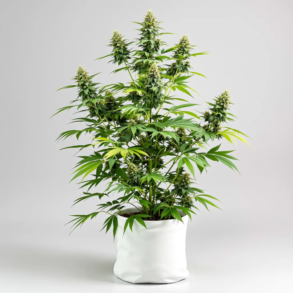 Cheetah Piss Cannabisblüte Nahaufnahme mit ausgewogene Blütenstruktur mit eisigen Trichomen