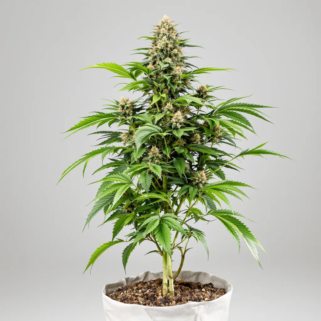 Chem Scout Cannabisblüte Nahaufnahme mit dichte violett getönte Kelche
